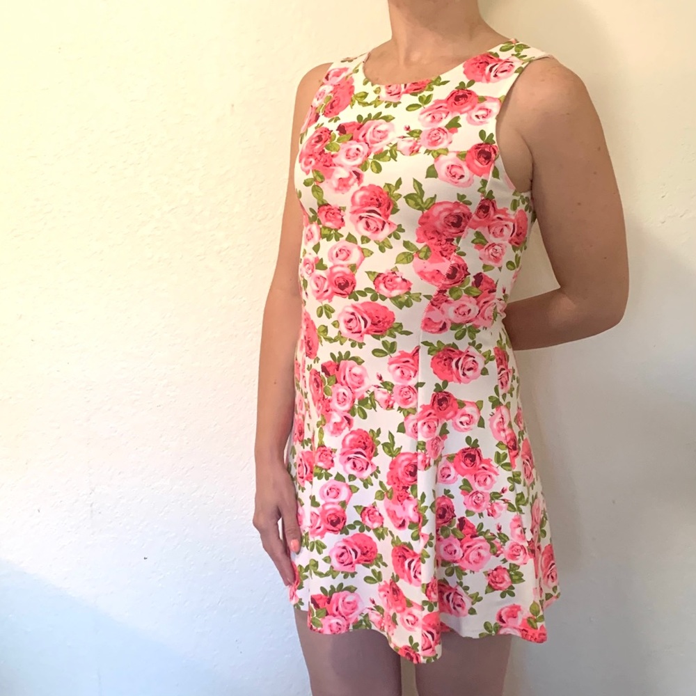 H&M Skater Dress Floral Print